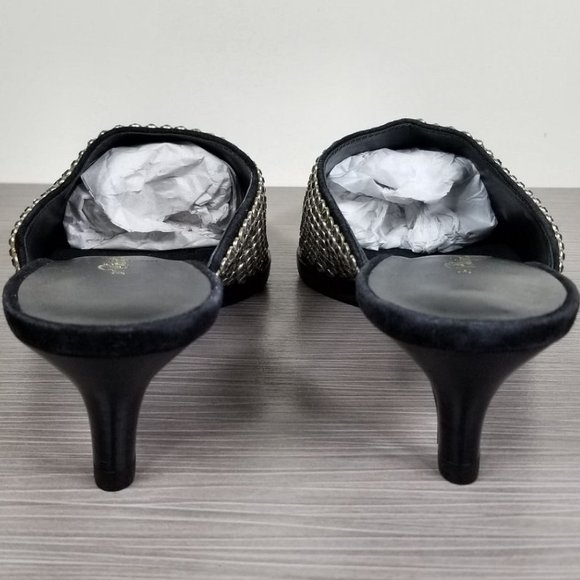 3.1 Phillip Lim Agatha Crystal Embellished Mule, Black, Womens Size 6 / 36 - Picture 5 of 11